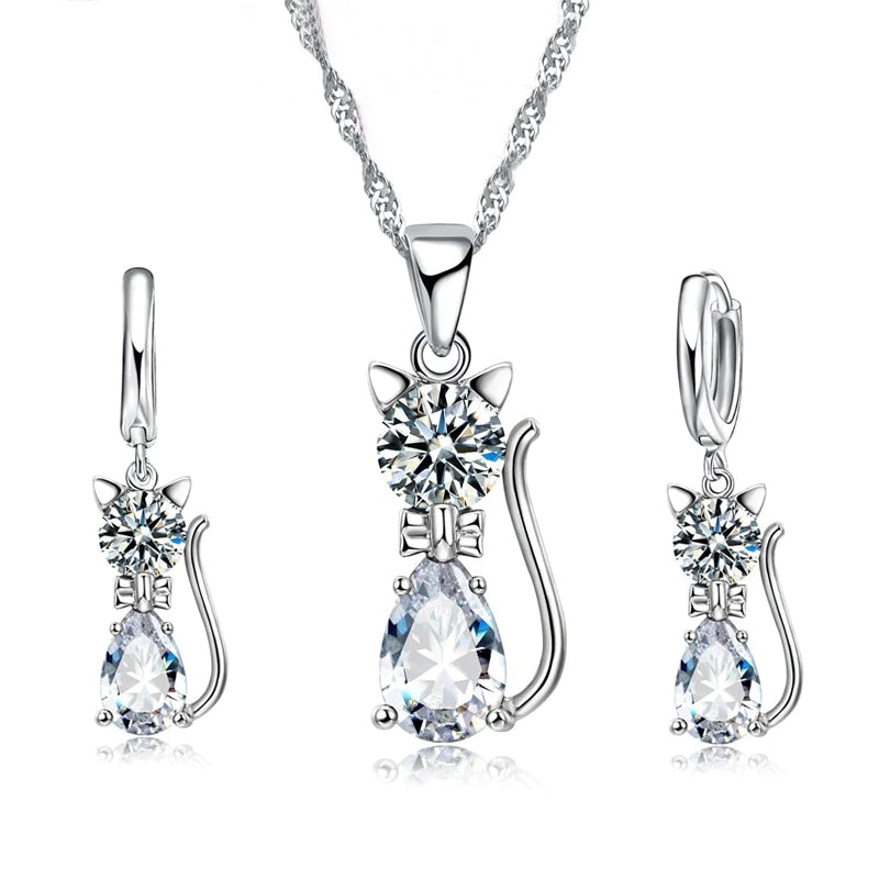 Lucky Cat Pendant (.925 Sterling Silver) – Kuyashii Jewelry