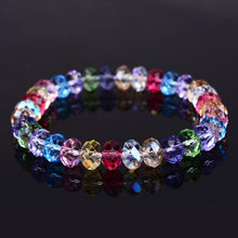 Load image into Gallery viewer, Multicolor Crystal Glass Beads Bracelet