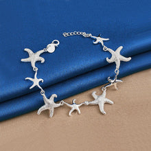 Load image into Gallery viewer, 925 Sterling Silver Starfish Bracelet
