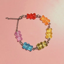 Load image into Gallery viewer, Rainbow Candy Bear Bracelet
