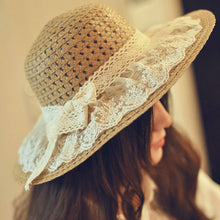 Load image into Gallery viewer, Fringe Straw Hat Summer Hat