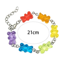 Load image into Gallery viewer, Rainbow Candy Bear Bracelet
