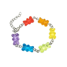 Load image into Gallery viewer, Rainbow Candy Bear Bracelet
