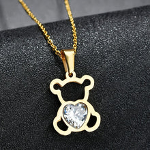 Load image into Gallery viewer, Teddy Bear Necklace