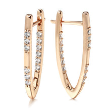 Load image into Gallery viewer, Geometric Natural Zircon Drop Earring