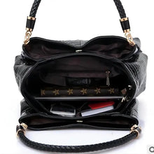 Load image into Gallery viewer, Crocodile Print Shoulder Handbag
