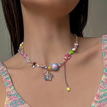 Load image into Gallery viewer, Boho Star Beaded Clavicle Necklace
