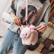 Load image into Gallery viewer, Plush Stuffed Animal Crossbody Bag
