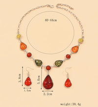 Load image into Gallery viewer, Colorful Resin Necklace set
