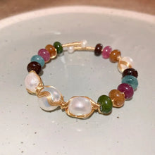 Load image into Gallery viewer, Natural Stone Colorful Beads Bracelet