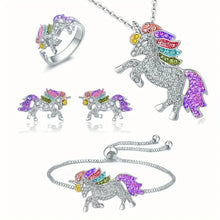 Load image into Gallery viewer, Enameled Animal Earring And Necklace Set