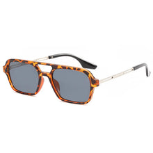 Load image into Gallery viewer, Leopard Square Sunglasses
