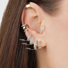 Load image into Gallery viewer, Gold Plated Huggie Earrings