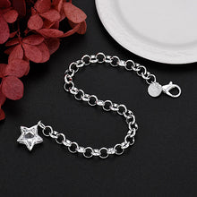 Load image into Gallery viewer, 925 Sterling Silver Shining Bracelet
