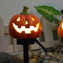 Load image into Gallery viewer, Orange Pumpkin Solar Light
