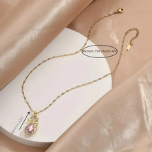 Load image into Gallery viewer, Cat Water Drop Pendant Necklace
