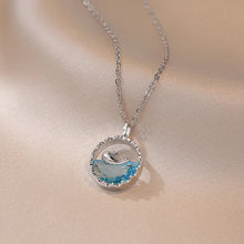 Load image into Gallery viewer, Rhinestone Whale Necklace
