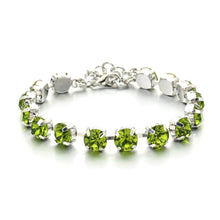 Load image into Gallery viewer, Glass Crystal Tennis Bracelet