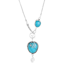 Load image into Gallery viewer, Retro Snail Turquoise Necklace