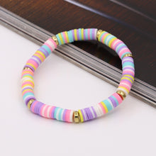 Load image into Gallery viewer, Colorful Clay Spacer Bohemian Bracelet