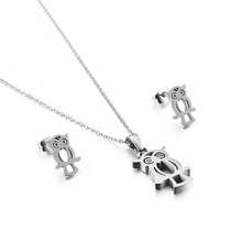 Load image into Gallery viewer, Owl Necklace Set
