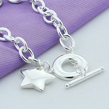 Load image into Gallery viewer, 925 Sterling Silver Star Bracelet

