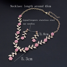 Load image into Gallery viewer, Flower Choker Necklace Set

