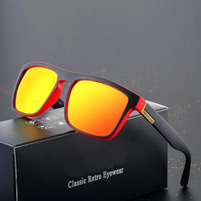 Load image into Gallery viewer, Polarized Square Vintage Sunglasses
