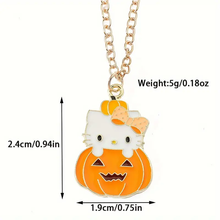 Load image into Gallery viewer, Halloween Pumpkin Necklace
