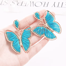 Load image into Gallery viewer, Weaving Butterfly Earring
