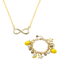 Load image into Gallery viewer, Gold Plated Charm Jewelry Set
