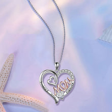 Load image into Gallery viewer, Heart Shaped Crystal  Necklace