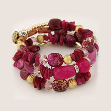 Load image into Gallery viewer, Boho Multilayer Beads Charm Bracelets