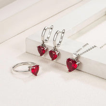 Load image into Gallery viewer, Heart Zircon Necklace Set
