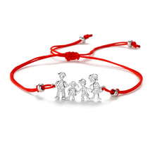 Load image into Gallery viewer, Lucky Red String Adjustable Charm Bracelet