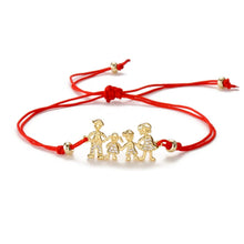 Load image into Gallery viewer, Lucky Red String Adjustable Charm Bracelet