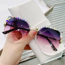 Load image into Gallery viewer, Retro Cutting Lens Gradient Sunglasses