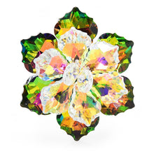 Load image into Gallery viewer, Shining Glass Flower Brooch
