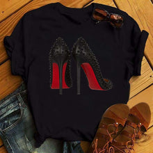 Load image into Gallery viewer, High Heels Printed Women T-shirt