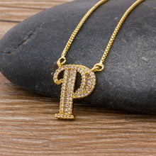 Load image into Gallery viewer, Luxury Gold Color Letter Necklace
