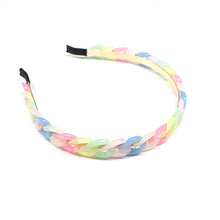 Load image into Gallery viewer, Tie Dye Chain Twisted Braid Hairband
