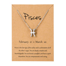 Load image into Gallery viewer, Zodiac Sign Pendant Necklace