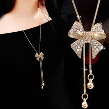 Load image into Gallery viewer, Bow Style Long Necklace