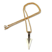 Load image into Gallery viewer, Arrow Pendant Halloween Necklace