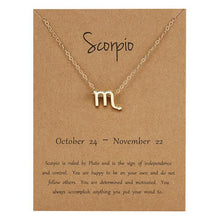 Load image into Gallery viewer, Zodiac Sign Pendant Necklace Sale
