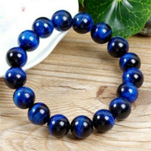 Load image into Gallery viewer, Blue Tiger Eye Stone Beads Bracelet