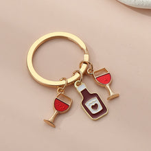 Load image into Gallery viewer, Enamel Beer Keychain