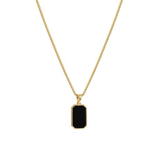 Load image into Gallery viewer, Stainless Steel Minimalist Rectangular Necklace