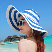 Load image into Gallery viewer, Hepburn Striped Sun Hat