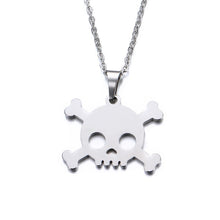 Load image into Gallery viewer, Stainless Steel Halloween Skull Necklace